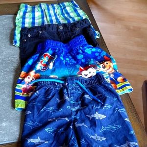 Boys 24 month / 2 T shirts, swim trunks, t shirts